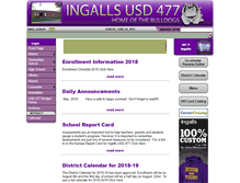 Tablet Screenshot of ingallsusd477.com